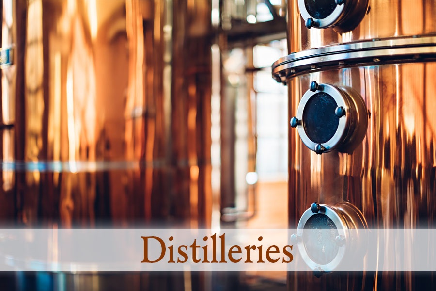 Distilleries feature card